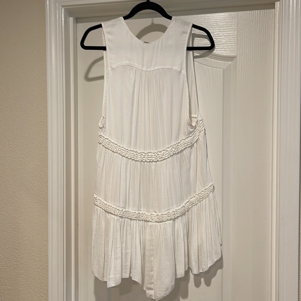 Free People Haze White Boho Tunic Size Small - Picture 4 of 6